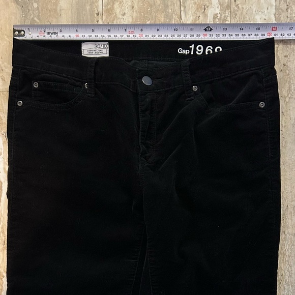 Gap 1969 Black Corduroy Legging Jeans. Skinny Jeans Cords. Waist size 30 - Picture 7 of 11